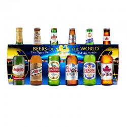 COFFRET BIERES DU MONDE 6*33CL
