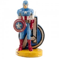 BOUGIE 9.5 CM CAPTAIN AMERICA
