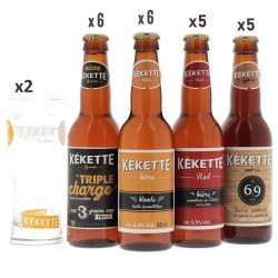 BOX MIXTE KEKETTE 22 BIERES...